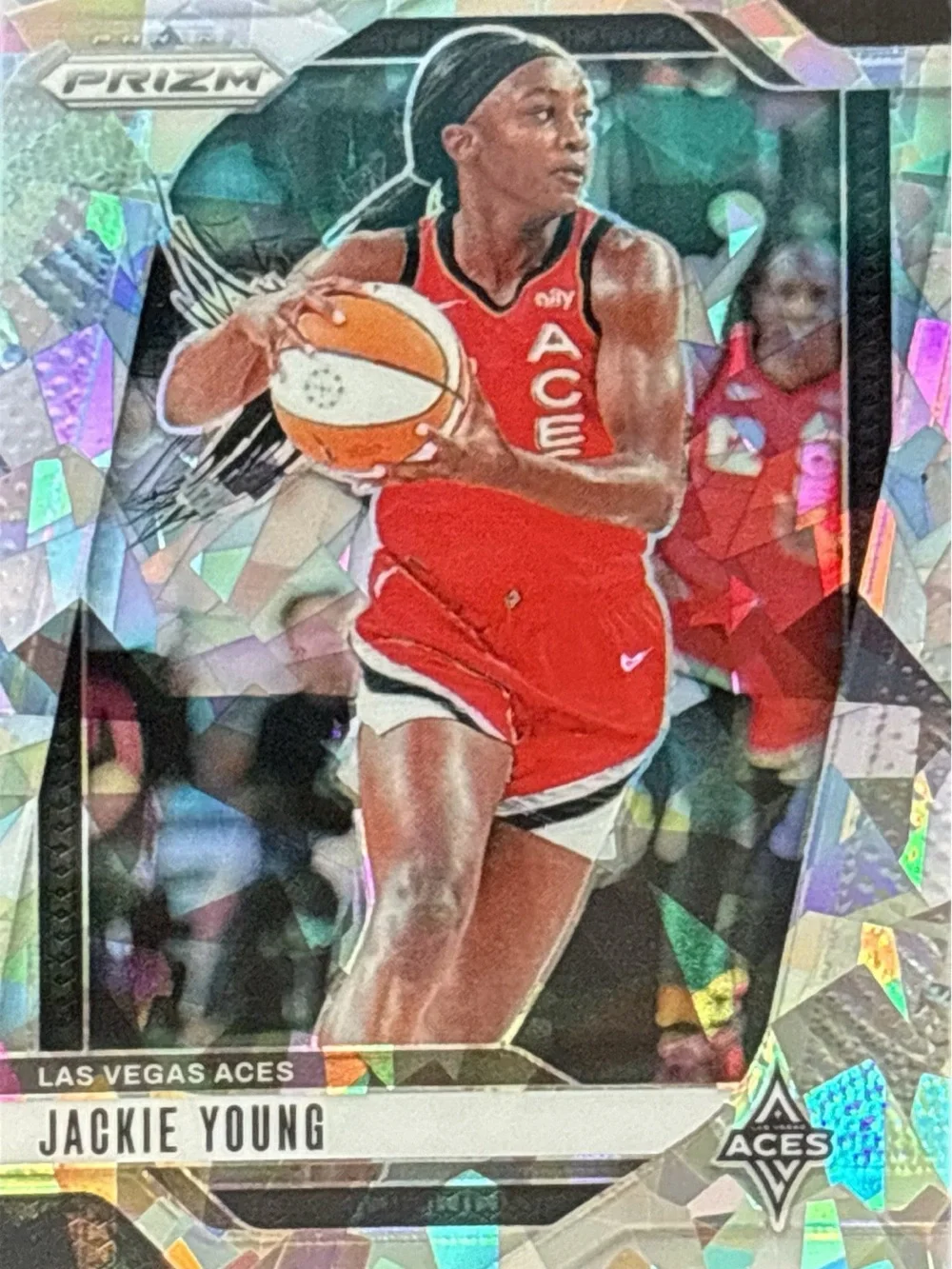Panini Prizm Las Vegas Aces Basketball Jackie Young Card